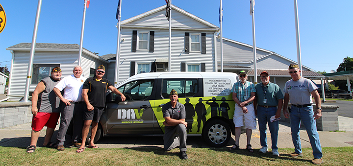 Norwich DAV Chapter Receives Donated Transportation Van